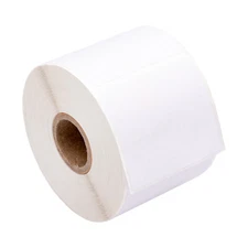 2.25"x2" Direct Thermal White Labels on a 1" core, 6 Rolls 700 Labels Per Roll