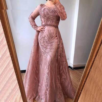 knee length dresses for ladies Pink main image 1