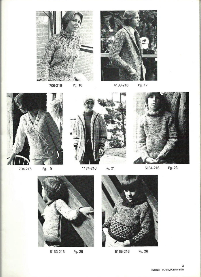 Two 1975-77 Bernat Crochet & Knitting Books, Hats, Jackets, Sweaters, Mittens - Image 4 of 4