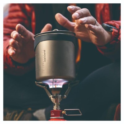EVERNEW Cookware Pot Ti SOLO pot NH ECA624 Pure Titanium 550ml