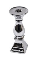 KerzenstäNder Silber 24Cm Kerzenhalter Kerzenleuchter Tischleuchter Tischdeko