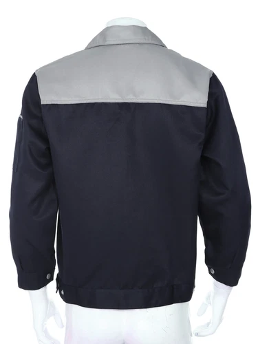 Women Men Long Sleeve Work Coat Pocket Shirts Workshop Mechanic Uniform Workwear - Bild 75 von 104