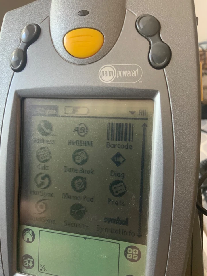 Symbol SPT1700 Palm OS barcode scanner PDA organiser PIM and extra batteries - Image 4 of 4