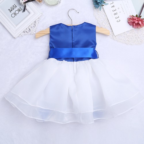 US Infant Baby Girls Princess Dress Pageant Wedding Bridesmaid Party Prom Gown - Picture 16 of 22