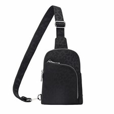 RFID Blocking Sling Bag Small Crossbody Chest Bag for Travel