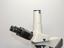 Refurbished Nikon Microscope T Trinocular Head w/ CFW 10x/20 Eyepieces & TV Tube
