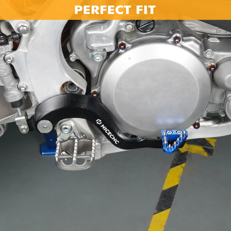 Kit de motor NICECNC para Yamaha YZ250 2008-2024 cubierta de cárter protector de radiador Foto 2 de 4