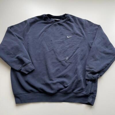 Vintage 2000s Nike Embroidered Swoosh Pullover Crewneck