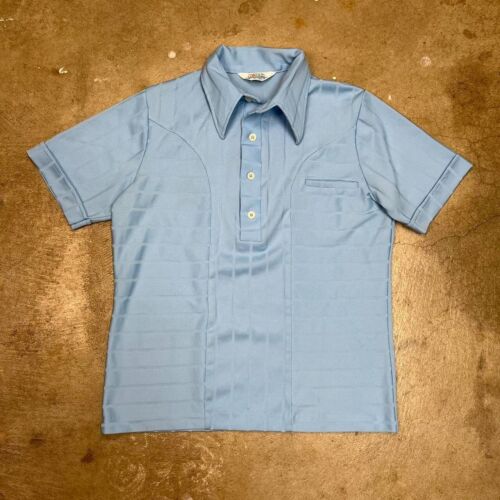 Vintage 80s JC Penney short sleeve polo shirt lig… - image 1