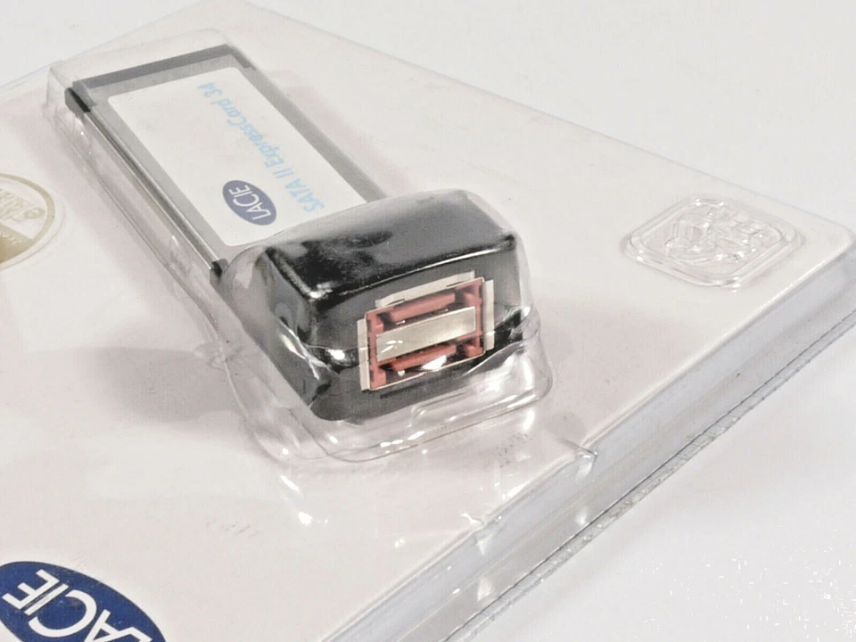 PRL) LaCie SATA II EXPRESS CARD 34 & 54 SLOTS PLUG PLAY UP TO 3 GBITS/s WIN MAC - Image 3 of 4