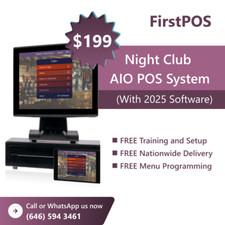Brand New Complete POS System for Nightclubs, Cash Register, Receipt Printer