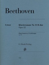 Beethoven Piano Sonata No. 11 B-Flat Major Sheet Music Op. 22 Book 051481515