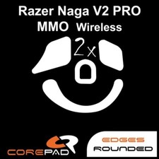 Corepad Skatez Razer Naga V2 Pro Replacement Mouse Feet Hyperglide PTFE Teflon