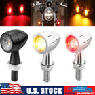 Bullet Led Mini Motorcycle Turn Signals Amber Red Blinker Light Indicators Lamp