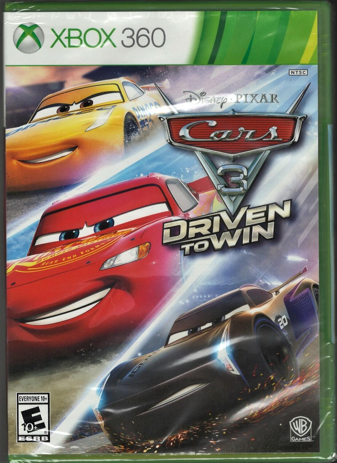 Xbox 360 jogo do mcqueen carros 3