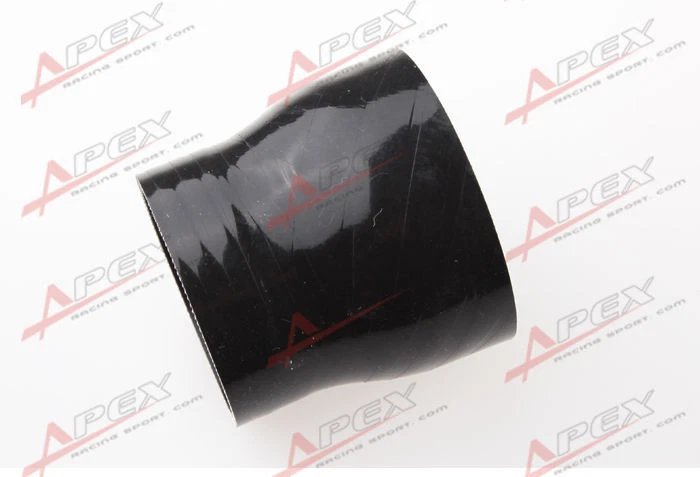 3ply 2" to 1.5'' inch Straight reducer 76.2mm SILICONE HOSE COUPLER PIPE Black - image 2 of 4