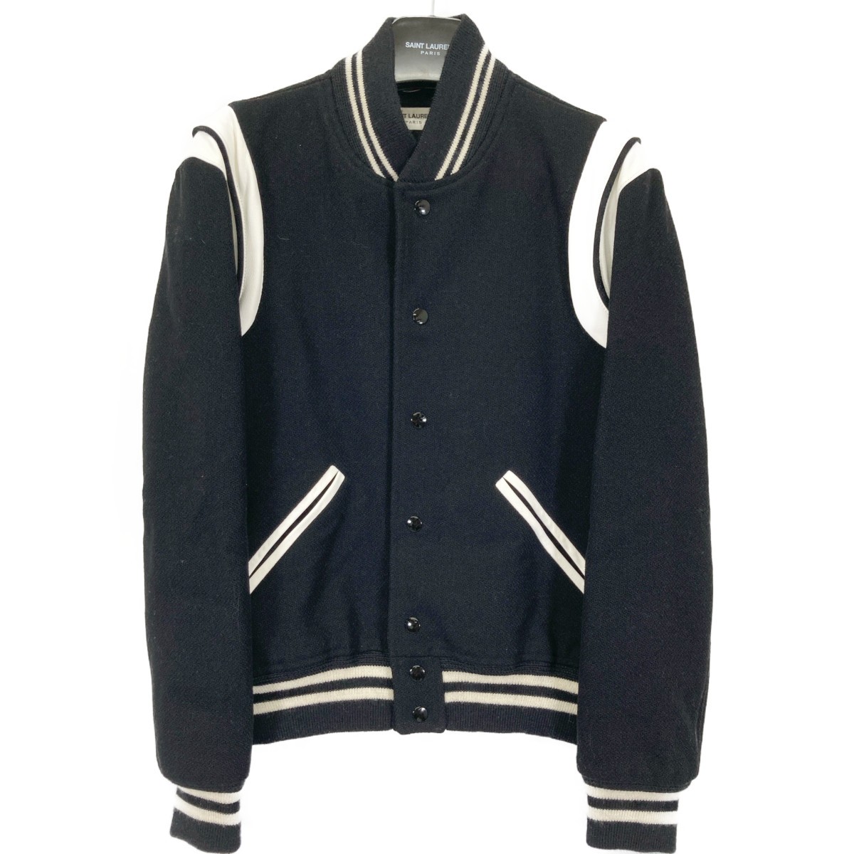 Saint Laurent Teddy Giacca Nero Uomo 46