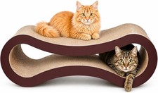 Extra Large Cat Scratcher Cardboard Bed, 34" Horizontal Cat Scratcher Cardboard