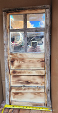 Small Barn Door Mirror, Door shap item with miror plased were window would be