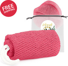 African Net Sponge Nylon Exfoliating Body Scrubber Long Mesh Bath Wash Cloth