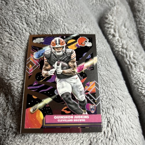 2025 Topps Chrome Cosmic Quinshon Judkins Cleveland Browns #124 RC