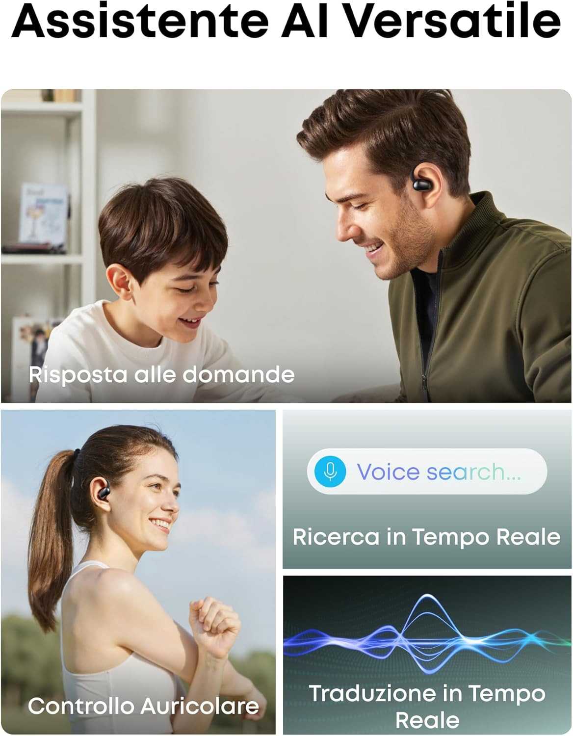 Soundcore AeroFit 2: Cuffie Wireless per Ufficio e Chiamate Nitide - 4