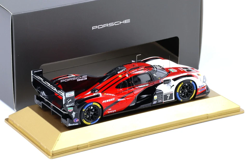 1:43 Spark Porsche 963 Vincitore 24h Daytona 2025 #7 Red/Nero Wap Rivenditore - Immagine 2 di 3