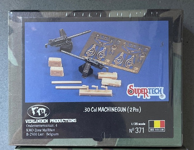 Verlinden 371 .30 Cal Machinegun  1:35 Scale Model Kit 1/35 SuperTech