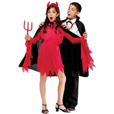 Cape 36" Black Fabric w/Collar Child OS