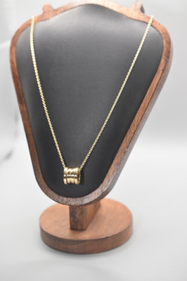 BULGARI BVLGARI B ZERO 18K Yellow Gold Pendant Necklace