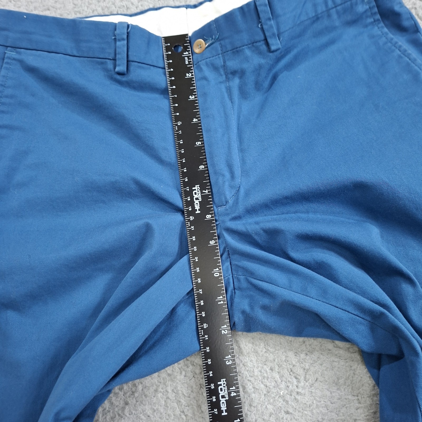 All American Khakis Mens 36x30 Blue Chino Flat Front Slim Fit Pants USA Made image 4