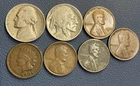 1909 Wheat Cent + 1905 Indian Cent + Buffalo/Jefferson Nickel + Mix Wheat Cents
