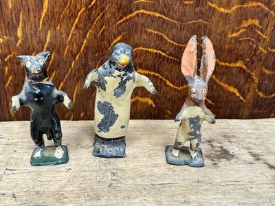 Vintage / 20er Jahre? Pip Squeak & Wilfred Bleifiguren von Pixyland