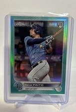 2022 Topps Chrome Update Rene Pinto #139 Aqua 25/250