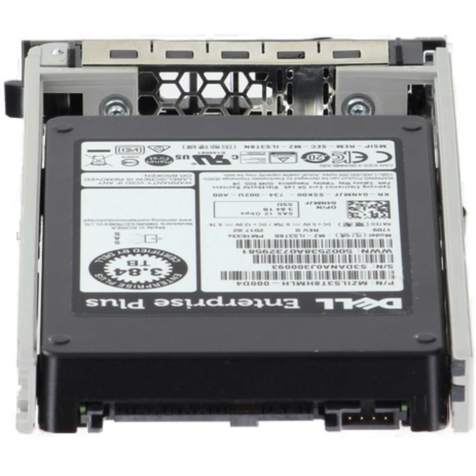 Dell Compellent 3.84TB 12Gbps SAS RI TLC 2.5 SSD PM1633a (4NMJF) -CO3 Foto 4 de 4