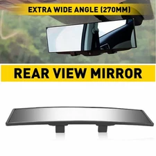 270mm Wide-angle Convex Interior Clip On Car Truck Rear View Mirror Universal US