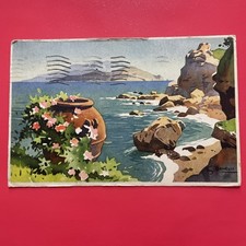 CARTOLINA POSTALE DI UN DIPINTO DI BONELLI  SPEDITA E SCRITTA 1941