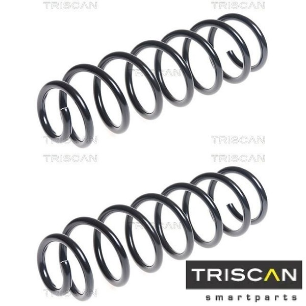 2X Fahrwerksfeder Triscan 87502598 2 Federn Satz Federnsatz FüR Renault-image