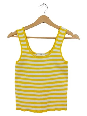 MANGO Top Femme Jaune Rayé Casual (EU 36, INT S) - Photo 1/3