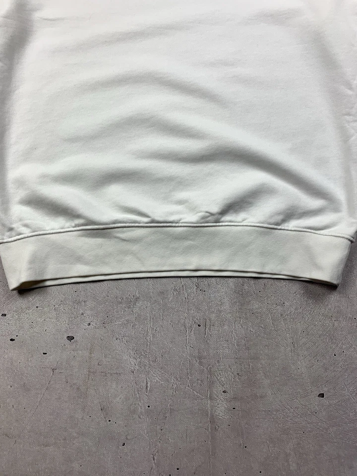 Sudadera Alexander Wang Logo Blanca L Unisex Minimalista Diseñador Pullover Foto 3 de 4