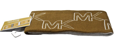 Michael Kors Logo Knit Headband Ear Wrap Warmer Camel Brown 539546C New! NWT
