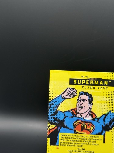 2025 Upper Deck Fleer Brilliants Superman Yellow Parallel 40 - 第 7/10 張圖片