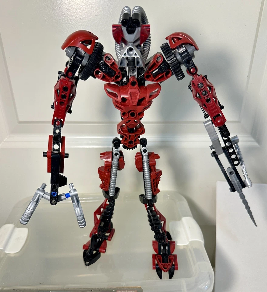 Lego 8756 Bionicle Сидорак Фигурка 2004 w Коробка Без Инструкций  - Изображение 2 из 4