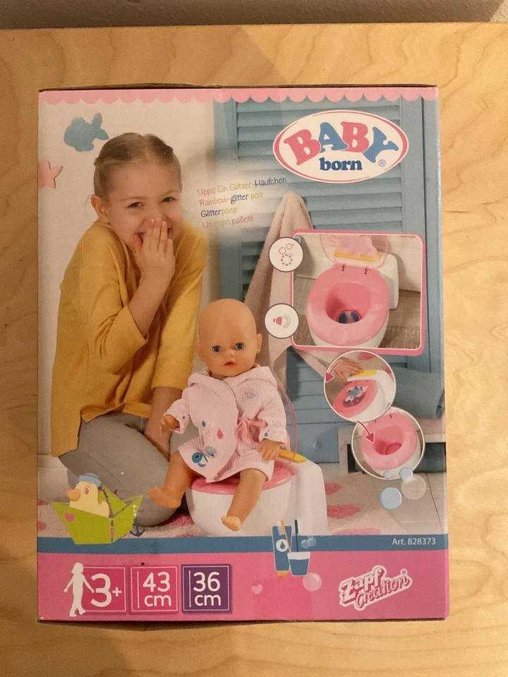 Zapf creation Kinder Puppe Baby Born lustige Toilette m. Geräusche NEU & OVP - Bild 3 von 4