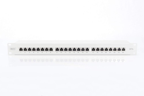 DIGITUS Patchpanel - 19-Zoll - Cat-6A - 24-Port RJ45 - Geschirmt - LSA Patch-Fel - 第 10/10 張圖片