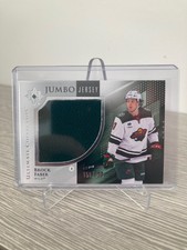BROCK FABER Hockey Card Lot - UD Premier Jumbo Patch /199 & UD SP Red