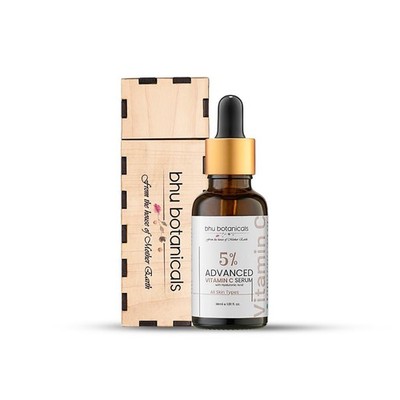 Bhu Botanicals Advanced Vitamin C Gesichtsserum Für Alle Hauttypen 30ml