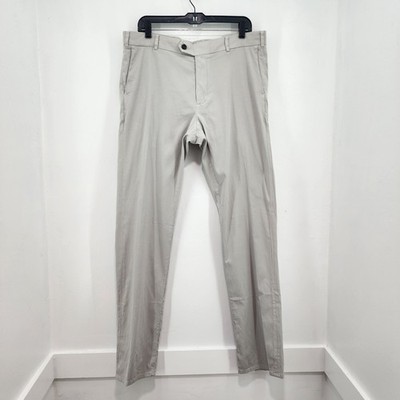 Peter Millar Crown Crafted Carlyle Men's Tailored Fit Chino Trousers Pants Sz 34