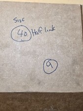 Size 40 Half Link (Lot of 9) #40 Roller Chain Connecting Links