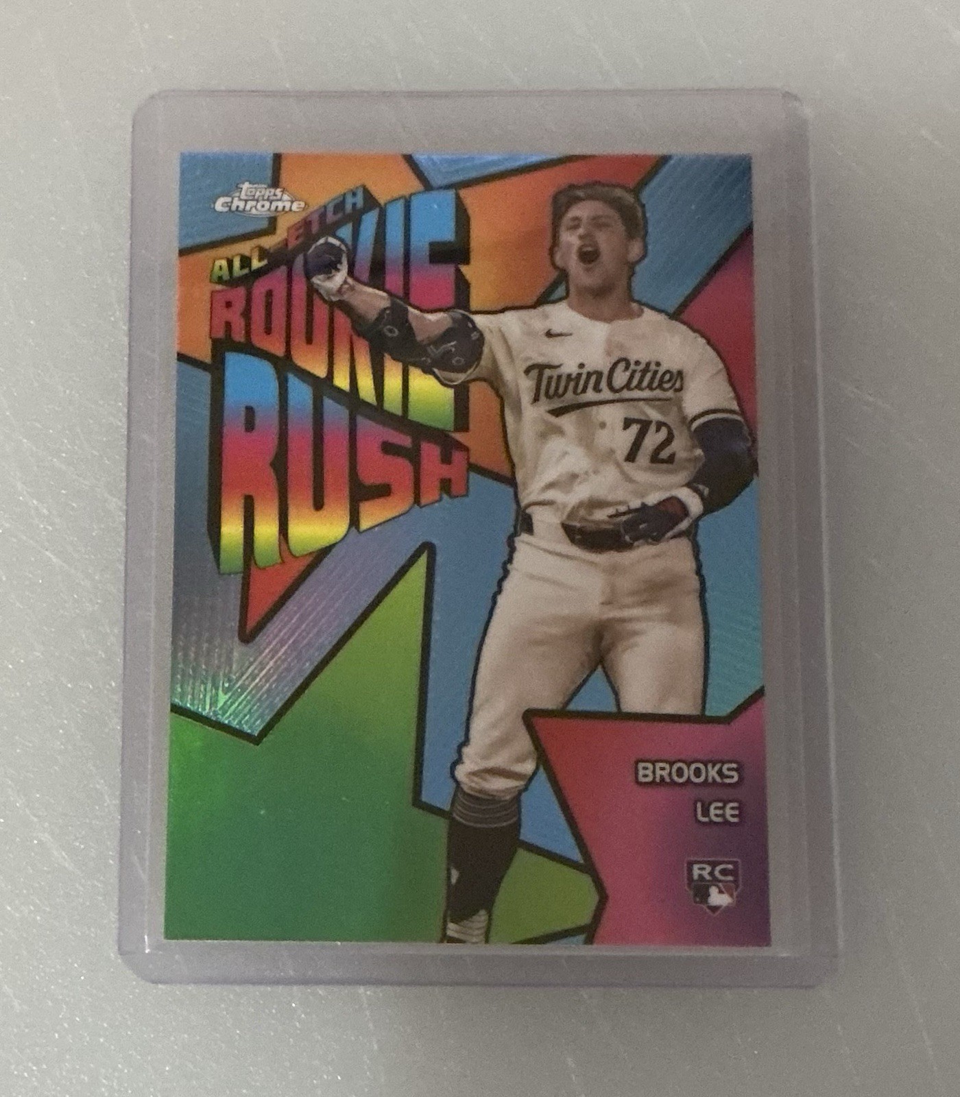 2025 Topps Chrome Brooks Lee Rc All-Etch Rookie Rush Insert SSP BJMY